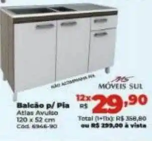 Lojas Becker Balcão p pia oferta
