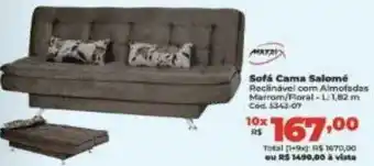 Lojas Becker Sofá cama salomé oferta