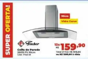 Lojas Becker Fischer coifa de parede oferta