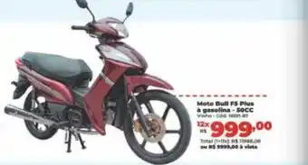Lojas Becker Moto bull f5 plus à gasolina - 50cc oferta