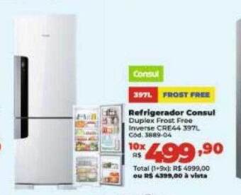 Lojas Becker Refrigerador consul oferta