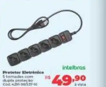 Lojas Becker Protetor eletrônico intelbras oferta
