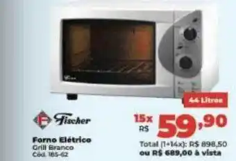 Lojas Becker Forno elétrico fischer oferta