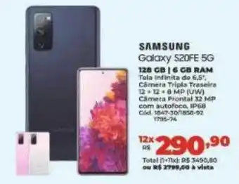 Lojas Becker Samsung galaxy s20fe 5g oferta