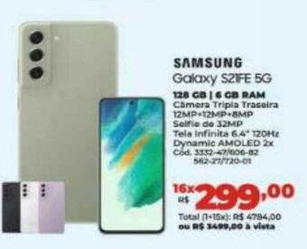 Lojas Becker Samsung galaxy s21fe 5g oferta