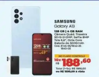 Lojas Becker Samsung galaxy a13 oferta