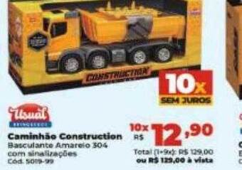Lojas Becker Caminhão construction oferta