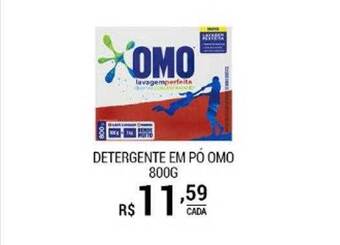 Detergente em pó omo