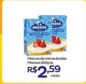 Super Lagoa Mistura de creme de leite mococa oferta