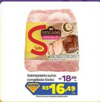 Super Lagoa Sobrepaleta suina congelada sadia oferta