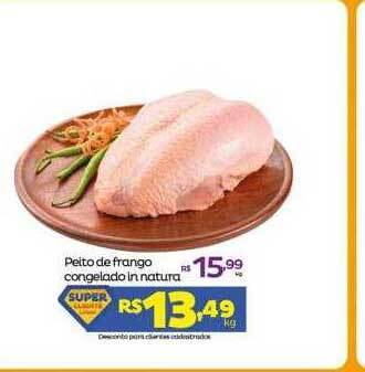 Super Lagoa Peito de frango congelado in natura oferta
