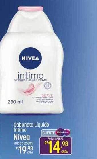 Muffato Sabonete líquido íntimo nivea oferta