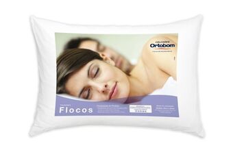 Zema Travesseiro ortobom flocos branco oferta