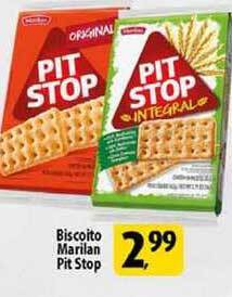 Coelho Diniz Biscoito Marilan Pit Stop oferta