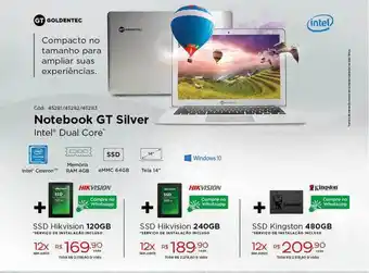 Ibyte Notebook Gt Silver SSD Hikvision GB oferta