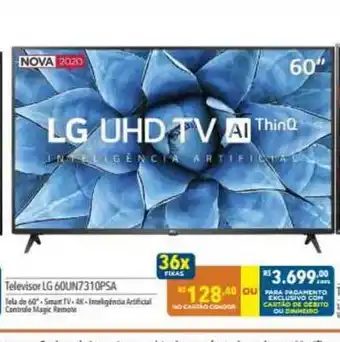 Supermercados Condor Televisor Lg 60un7310psa oferta