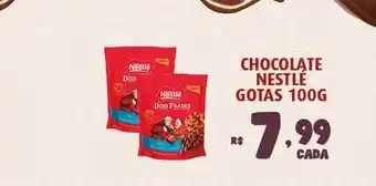 Bahamas Supermercados Chocolate Nestlé Gotas 100g oferta