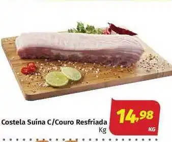Costela Suína C Couro Resfriada 1kg