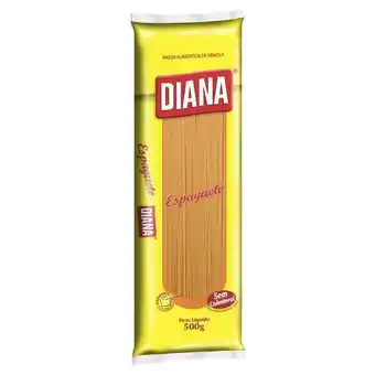 Massa diana sem ovos espaguete 500g