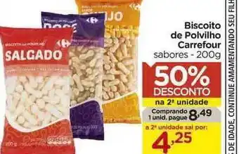 Carrefour Bairro Biscoito De Polvilho Sabores 50% De Desconto Na 2a Unidade 200g oferta