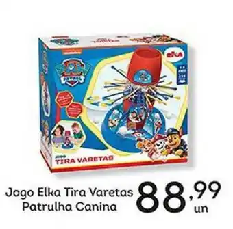 Jogo elka tira varetas patrulha canina