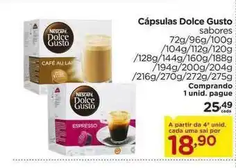 Carrefour Bairro Cápsulas Dolce Gusto Sabores oferta