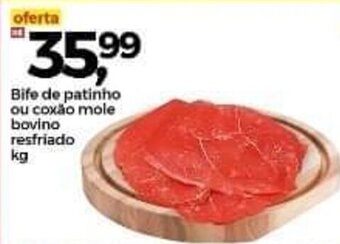 Frangolândia Bife de patinho ou coxao mole bovino Resfriado 1kg oferta