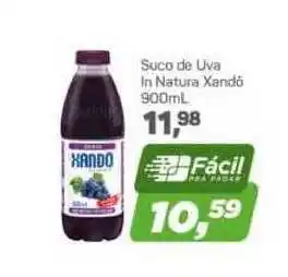 Arena Atacado Suco De Uva In Natura Xandô 900ml oferta