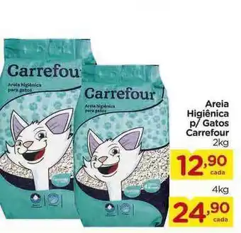 Carrefour Bairro Areia Higiênica P Gatos Carrefour 2kg oferta