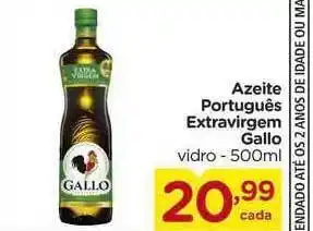 Carrefour Bairro Azeite Português Extravirgem Gallo 500ml oferta