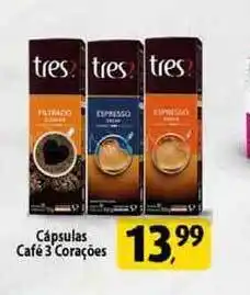 Cápsulas Café 3 Corações