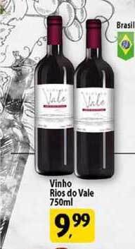 Coelho Diniz Vinho Rios Do Vale 750ml oferta