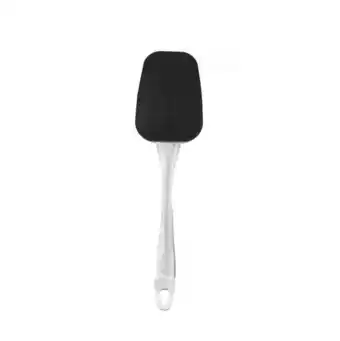 Espátula silicone acrílico retangular 24,5 cm preto wellhome