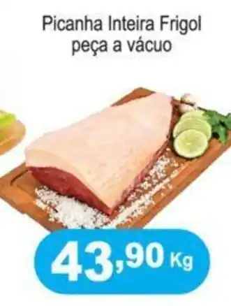 Calvo Atacadista Picanha Inteira Frigol peca a Vacuo 1kg oferta