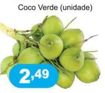 Calvo Atacadista Coco verde unidade oferta