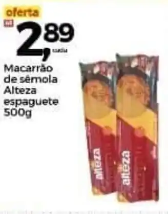 Frangolândia Macarrao de Semola Alteza Espaguete 500g oferta