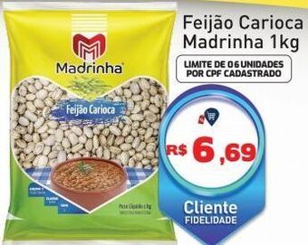 Tonin Superatacado Feijão carioca madrinha 1kg oferta