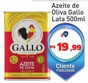 Tonin Superatacado Azeite de oliva gallo lata 500ml oferta