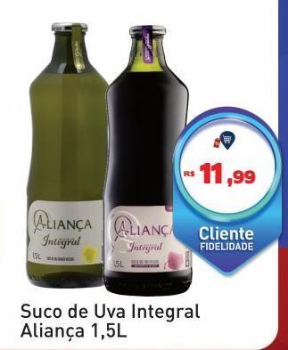 Suco de uva integral aliança 1,5l