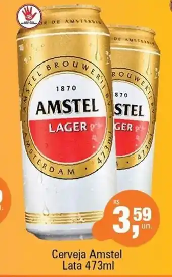 Supermercados Alvorada Cerveja Amstel Lata 473ml oferta