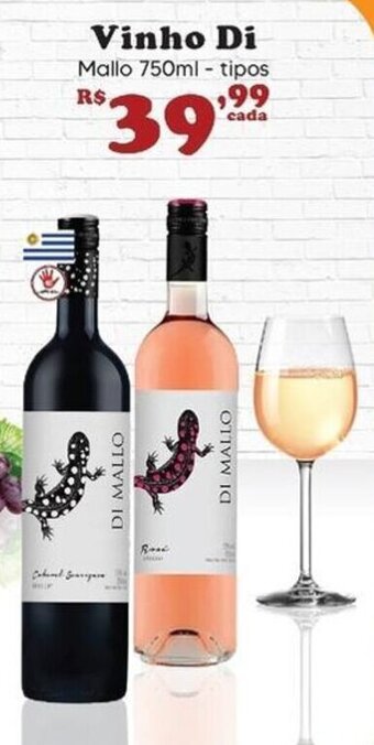 Supermercados Alvorada Vinho Di Mallo 750ml tipos oferta