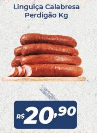 Atakarejo Linguica calabresa Perdigao 1kg oferta
