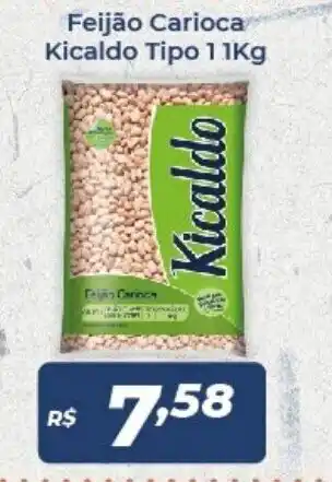 Feijao Carioca Kicaldo tipo 1 1kg