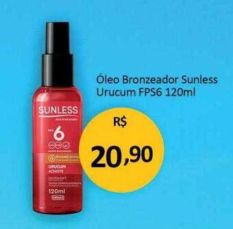 GBarbosa Óleo bronzeador sunless urucum fps6 oferta