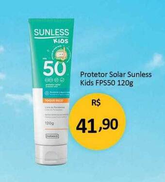 GBarbosa Protetor solar sunless kids fps50 oferta