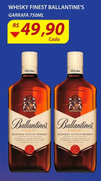 Assaí Atacadista Whisky Finest Ballantine's 750ml oferta