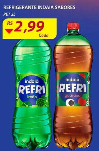 Assaí Atacadista Refrigerante Indaia sabores pet 2L oferta