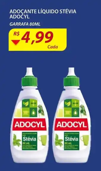 Assaí Atacadista Adocante Liquido Stevia Adocyl 80ml oferta