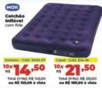 Lojas Becker Colchão inflável mor oferta