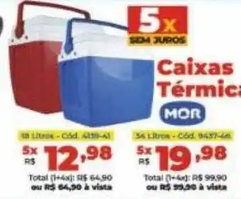 Lojas Becker Caixas térmica mor oferta